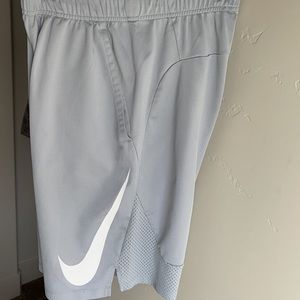 NIKE-Dri-Fit Basketball Shorts, Gray, Men’s Small
